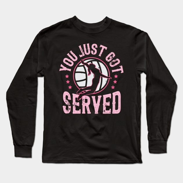 Volleyball You just got Served Long Sleeve T-Shirt by Dr_Squirrel